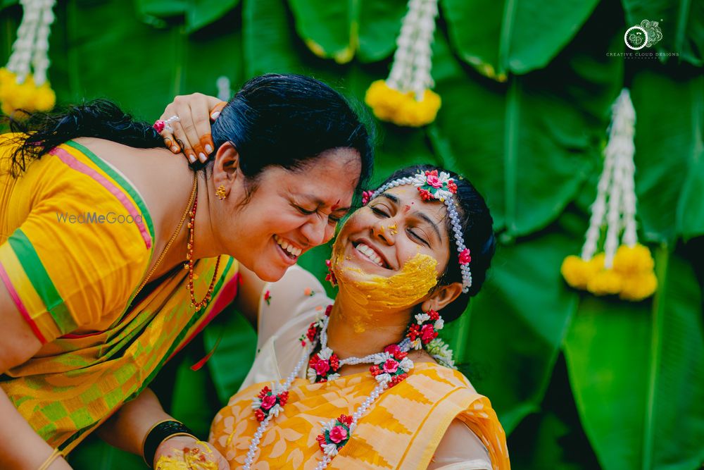 Photo From Mounica's | Haldi Ceremony | Candid Pictures - By Creative Cloud Designs