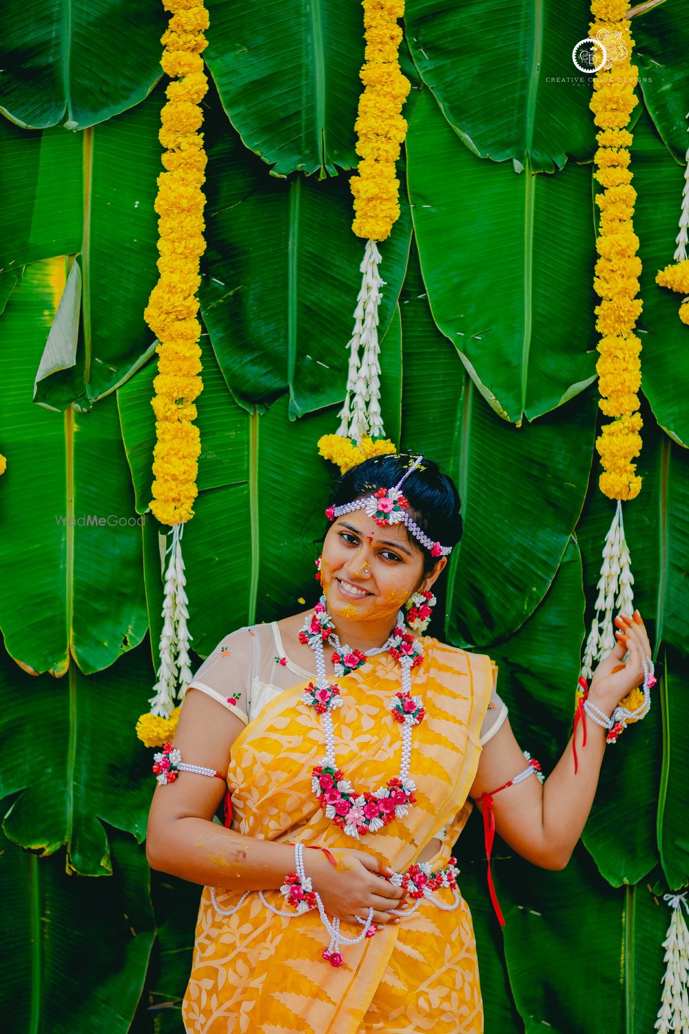 Photo From Mounica's | Haldi Ceremony | Candid Pictures - By Creative Cloud Designs