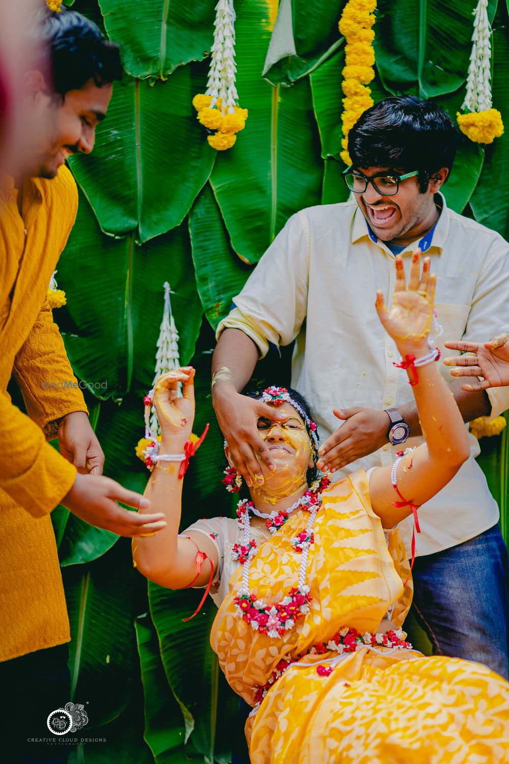 Photo From Mounica's | Haldi Ceremony | Candid Pictures - By Creative Cloud Designs