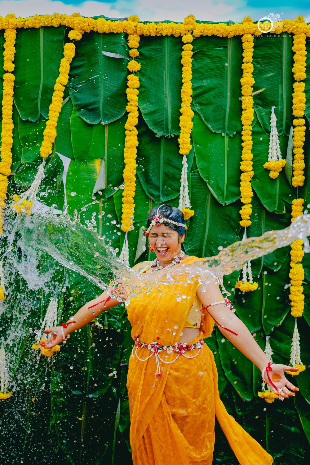 Photo From Mounica's | Haldi Ceremony | Candid Pictures - By Creative Cloud Designs