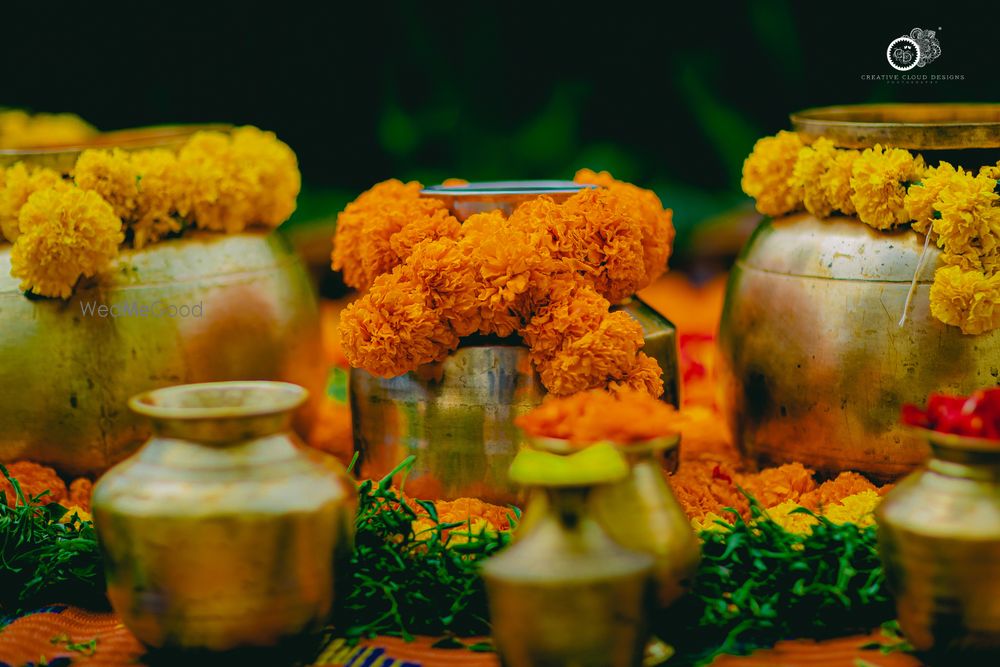 Photo From Mounica's | Haldi Ceremony | Candid Pictures - By Creative Cloud Designs