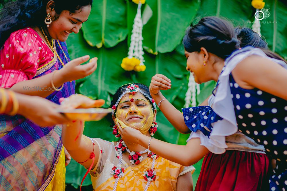 Photo From Mounica's | Haldi Ceremony | Candid Pictures - By Creative Cloud Designs