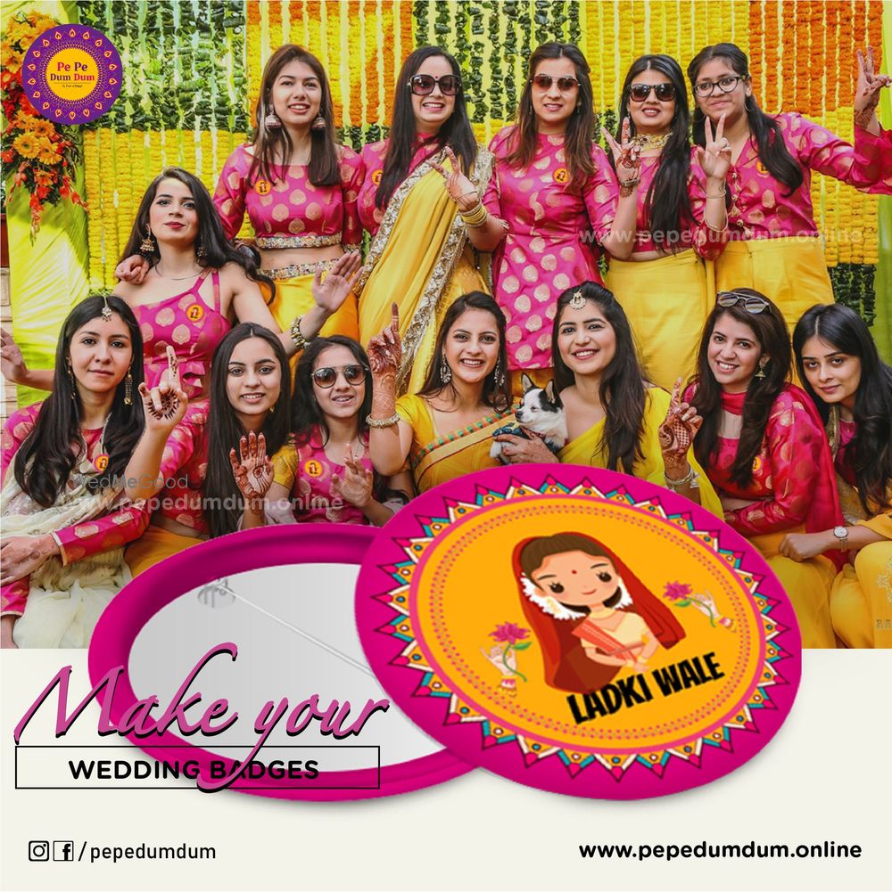 Photo From Wedding Badges - By Pe Pe Dum Dum