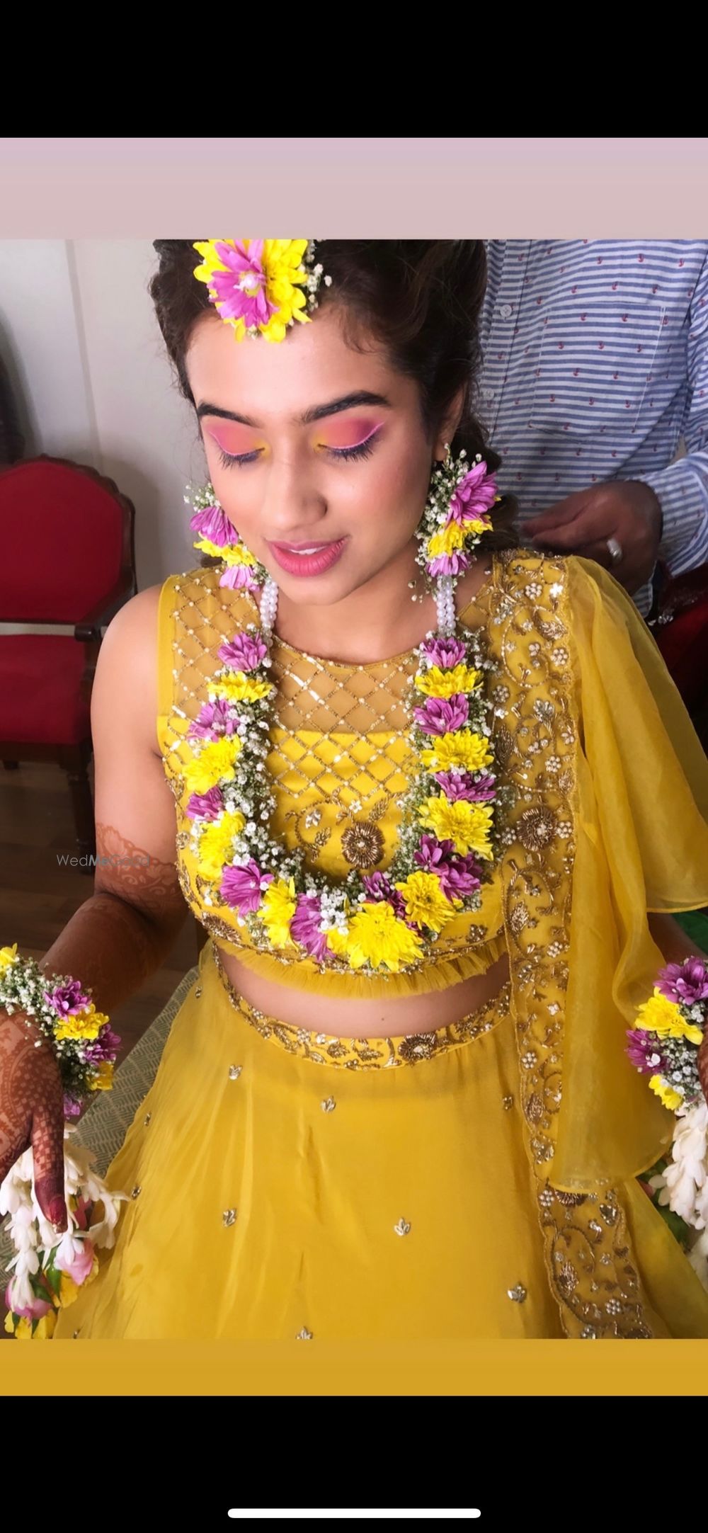 Photo From Mehendi / Haldi Looks  - By Meera Bhandari Makeovers