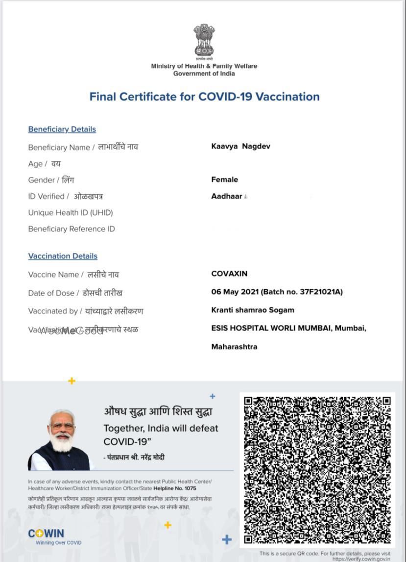 Photo From Fully Vaccinated (Final Certificate) - By Kaavya n Makeoverss