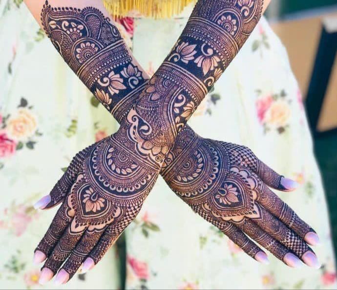 Photo From Bridal Work. - By Henna art by Gurusha Chauhan