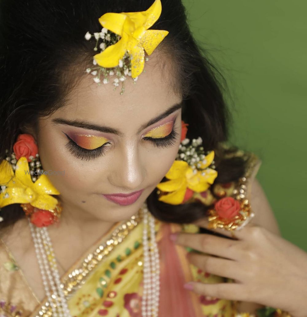 Photo From haldi/mehndi looks - By Nisha Makeup Artist