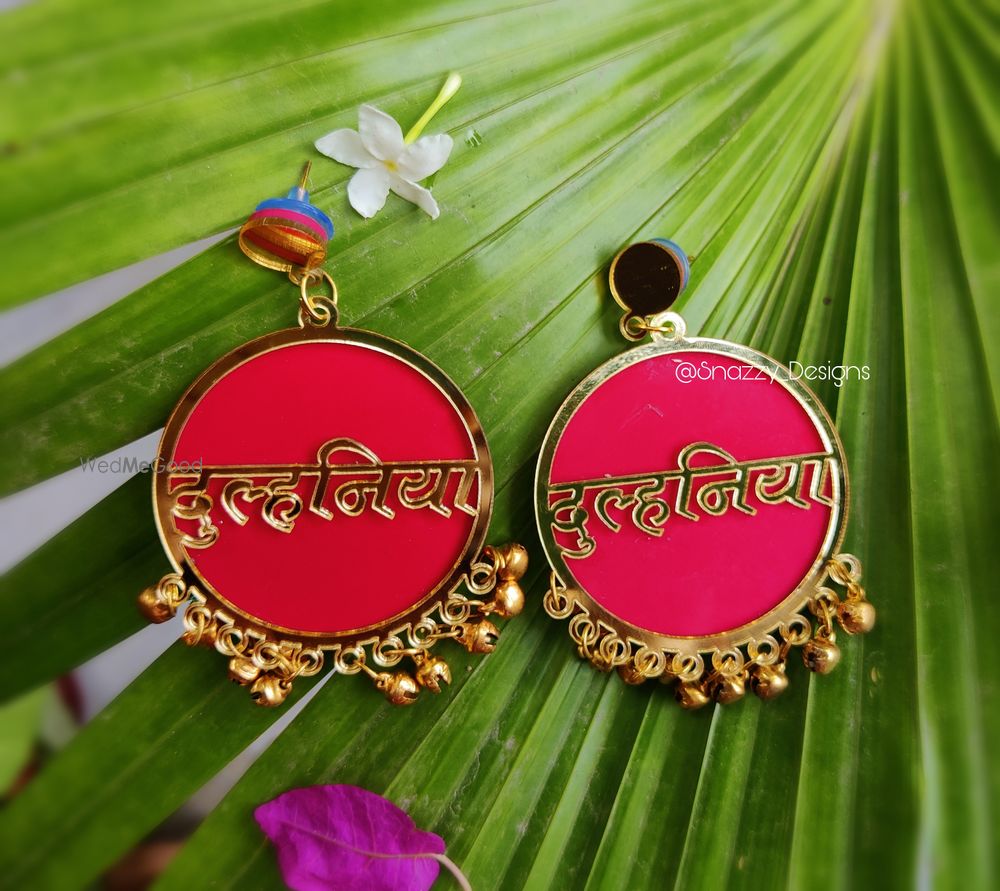 Photo From Personalised Dulhaniya Earrings and Jewellery - By Snazzy Designs