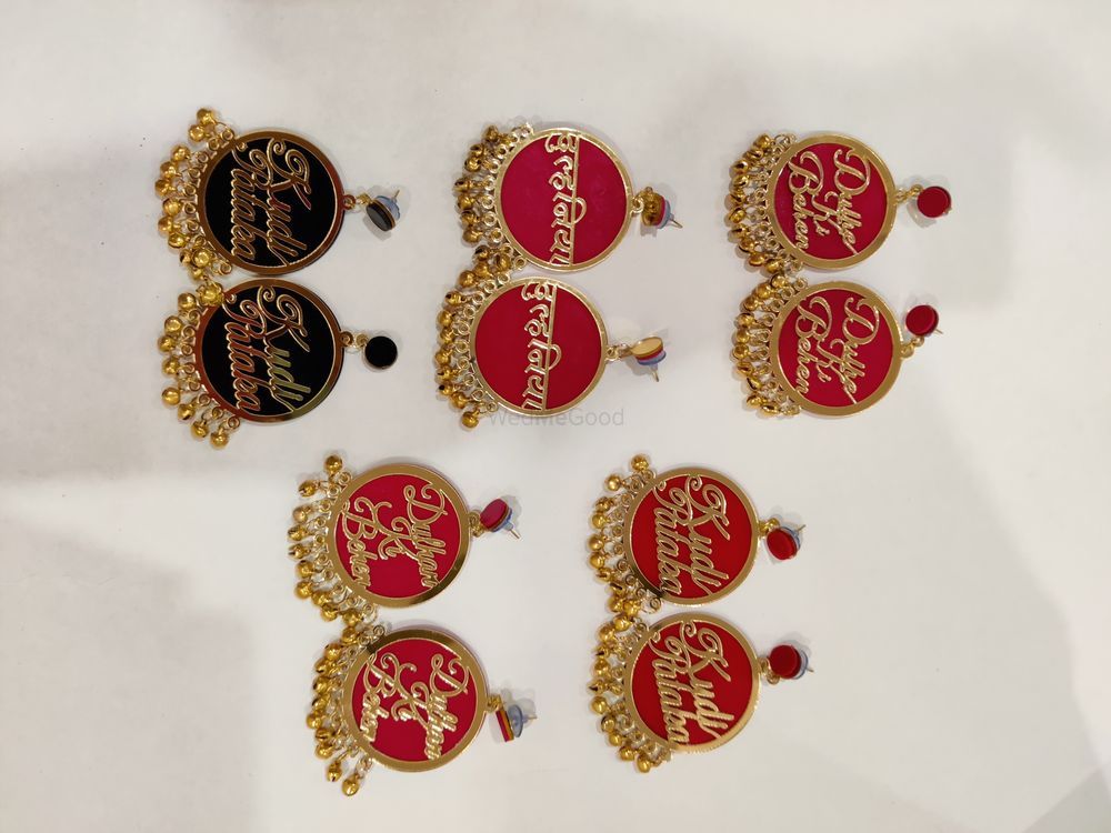 Photo From Personalised Dulhaniya Earrings and Jewellery - By Snazzy Designs