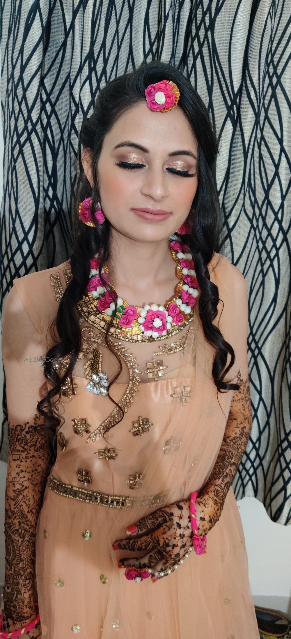 Photo From HALDI AND MEHNDI - By Makeover by Harpreet Kaur