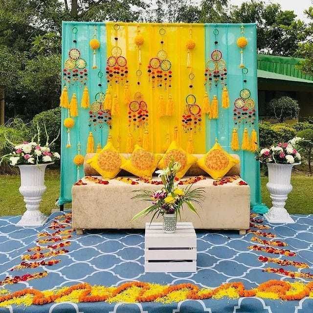 Photo From Haldi function decoration - By Mubaarak Ho Events