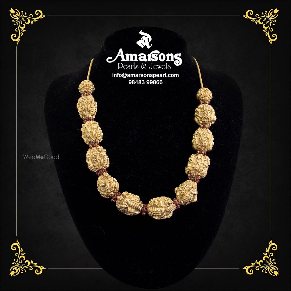 Photo From Gold Jewellery - By Amarsons Pearls & Jewels