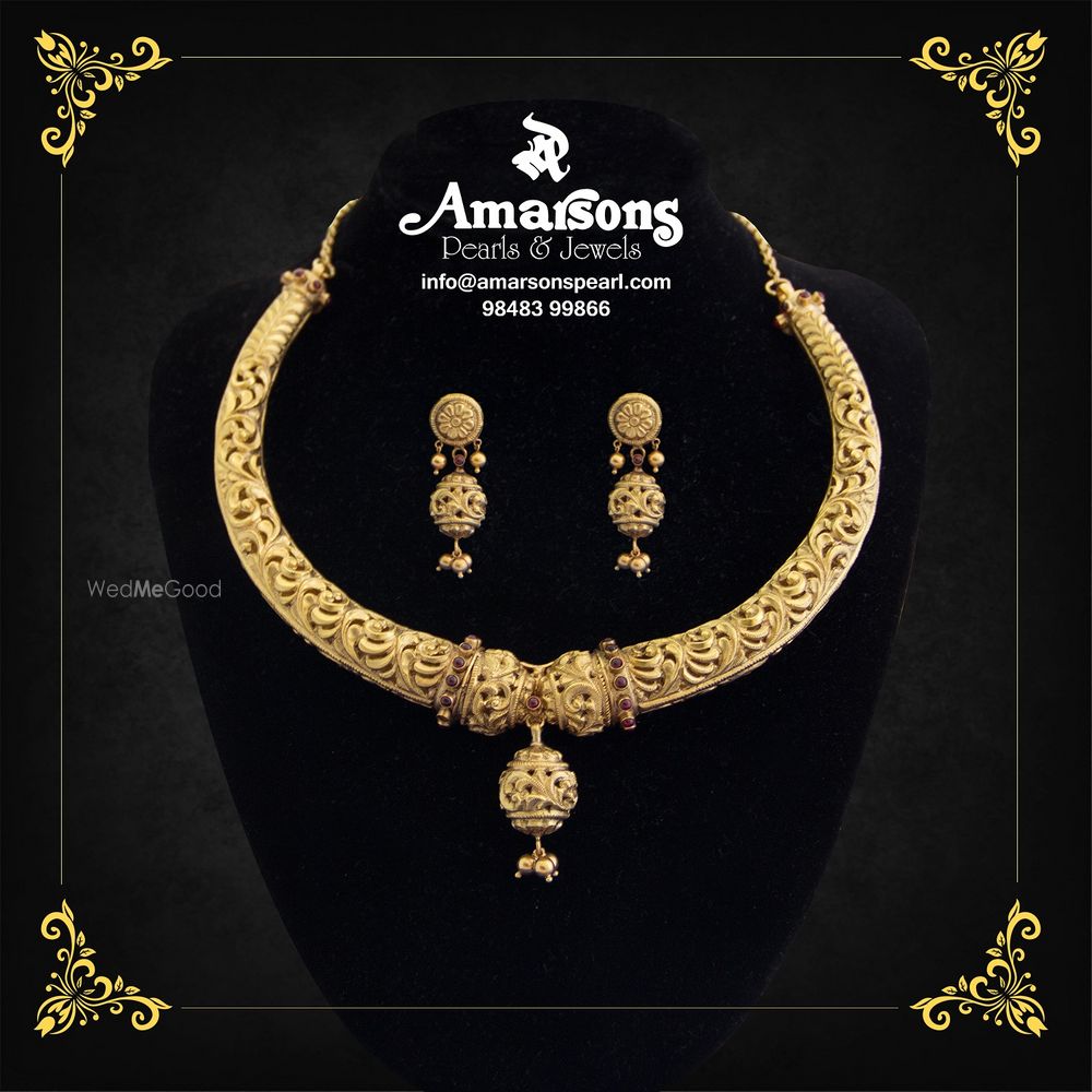 Photo From Gold Jewellery - By Amarsons Pearls & Jewels