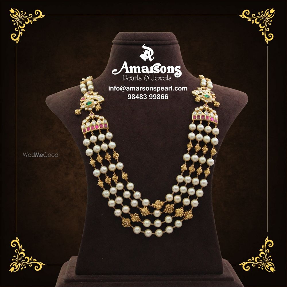 Photo From Gold Jewellery - By Amarsons Pearls & Jewels