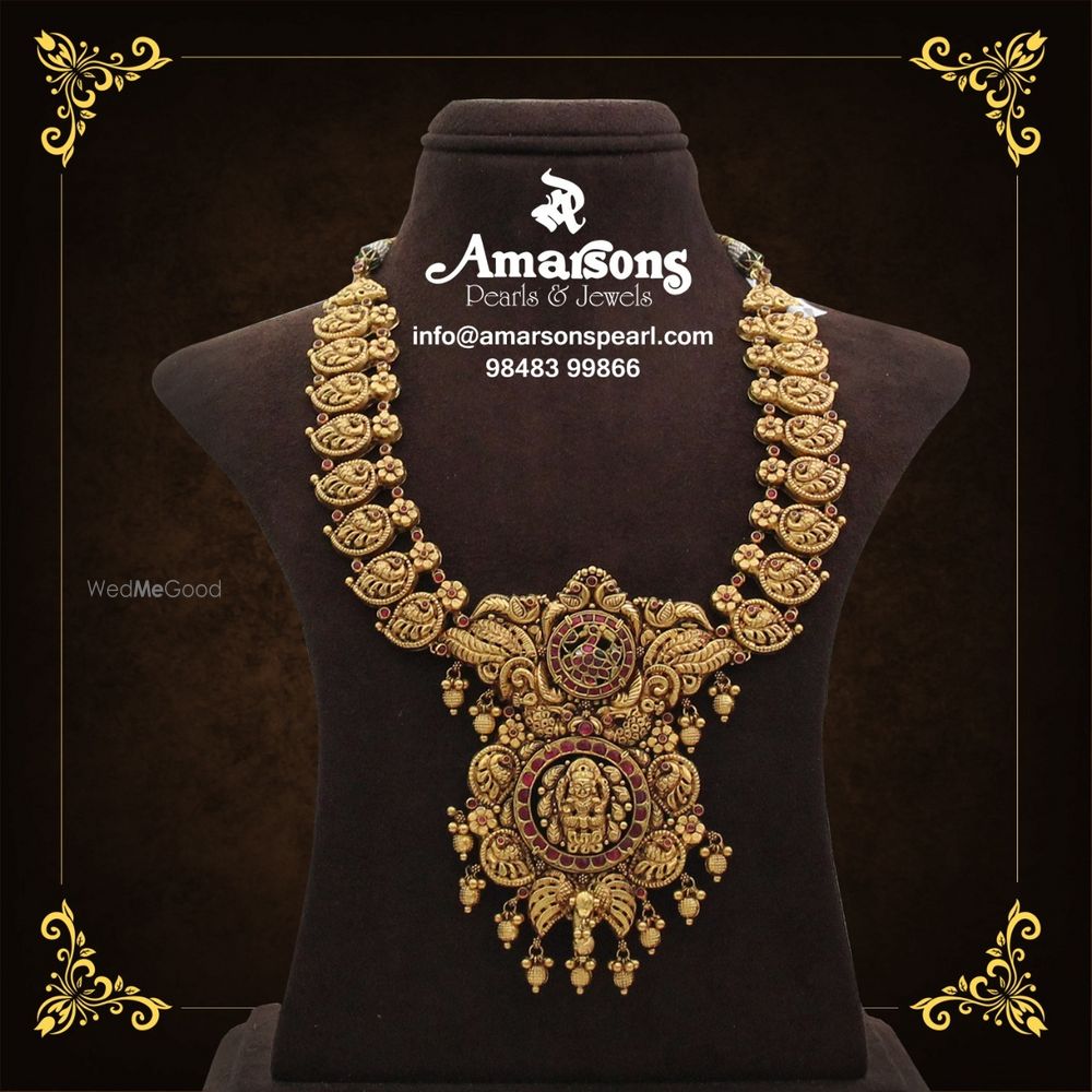 Photo From Gold Jewellery - By Amarsons Pearls & Jewels