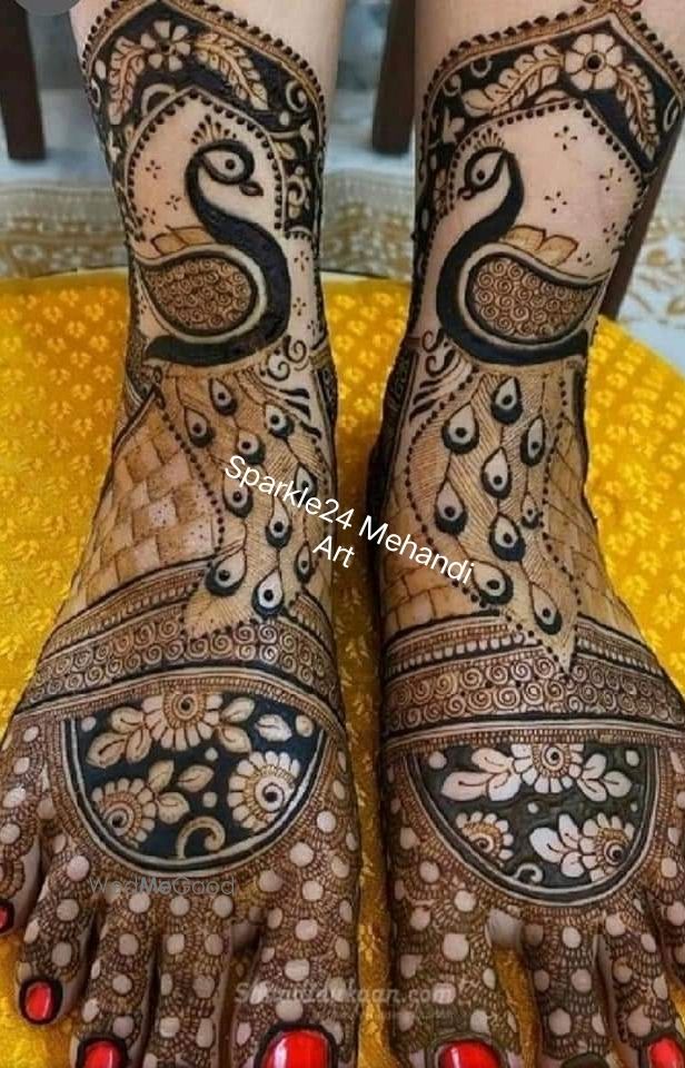 Photo From Bridal Mehandi 2021 - By Sparkle 24 Mehandi Art