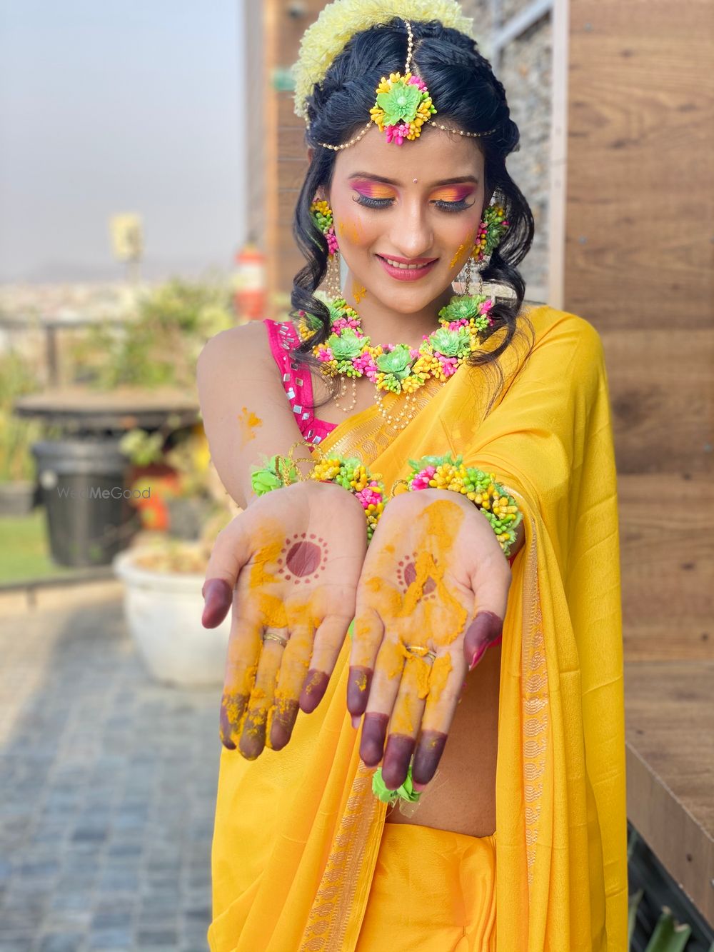 Photo From Haldi - Mehandi Look - By Monika Makeovers 