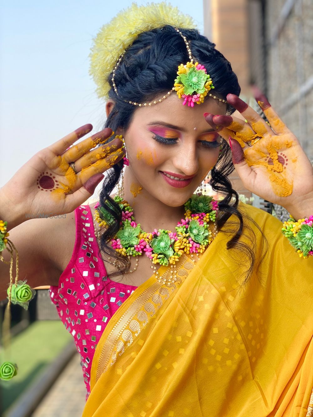 Photo From Haldi - Mehandi Look - By Monika Makeovers 