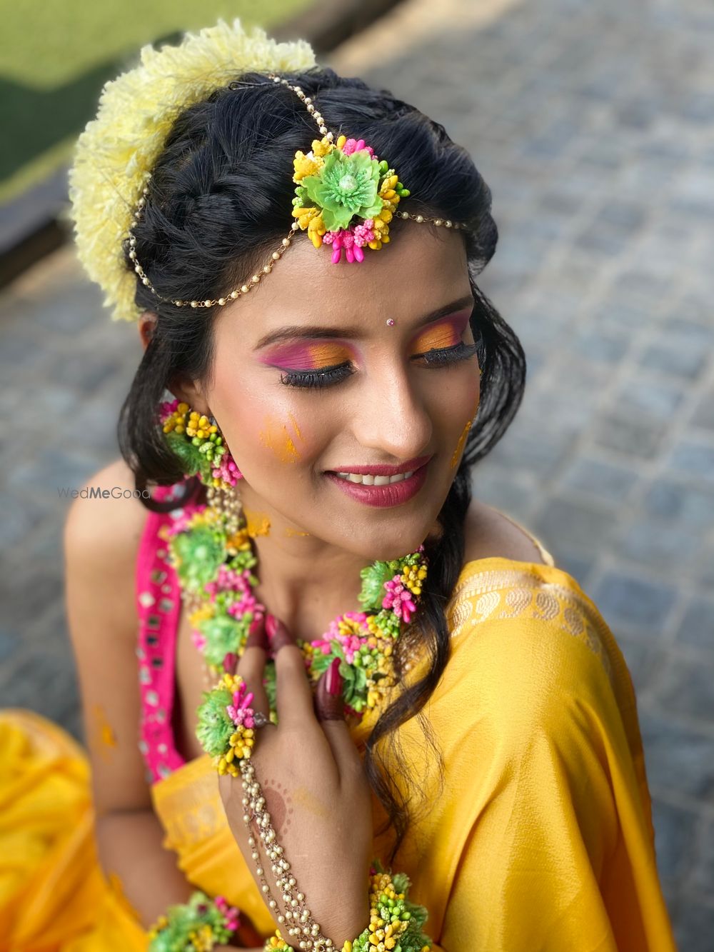 Photo From Haldi - Mehandi Look - By Monika Makeovers 