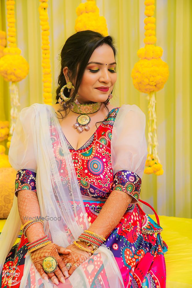 Photo From Haldi - Mehandi Look - By Monika Makeovers 