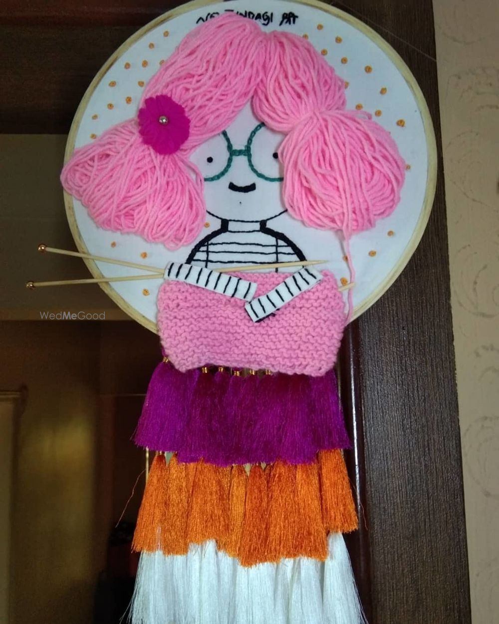 Photo From Embroidery hoop art frame - By Akhand by Disha