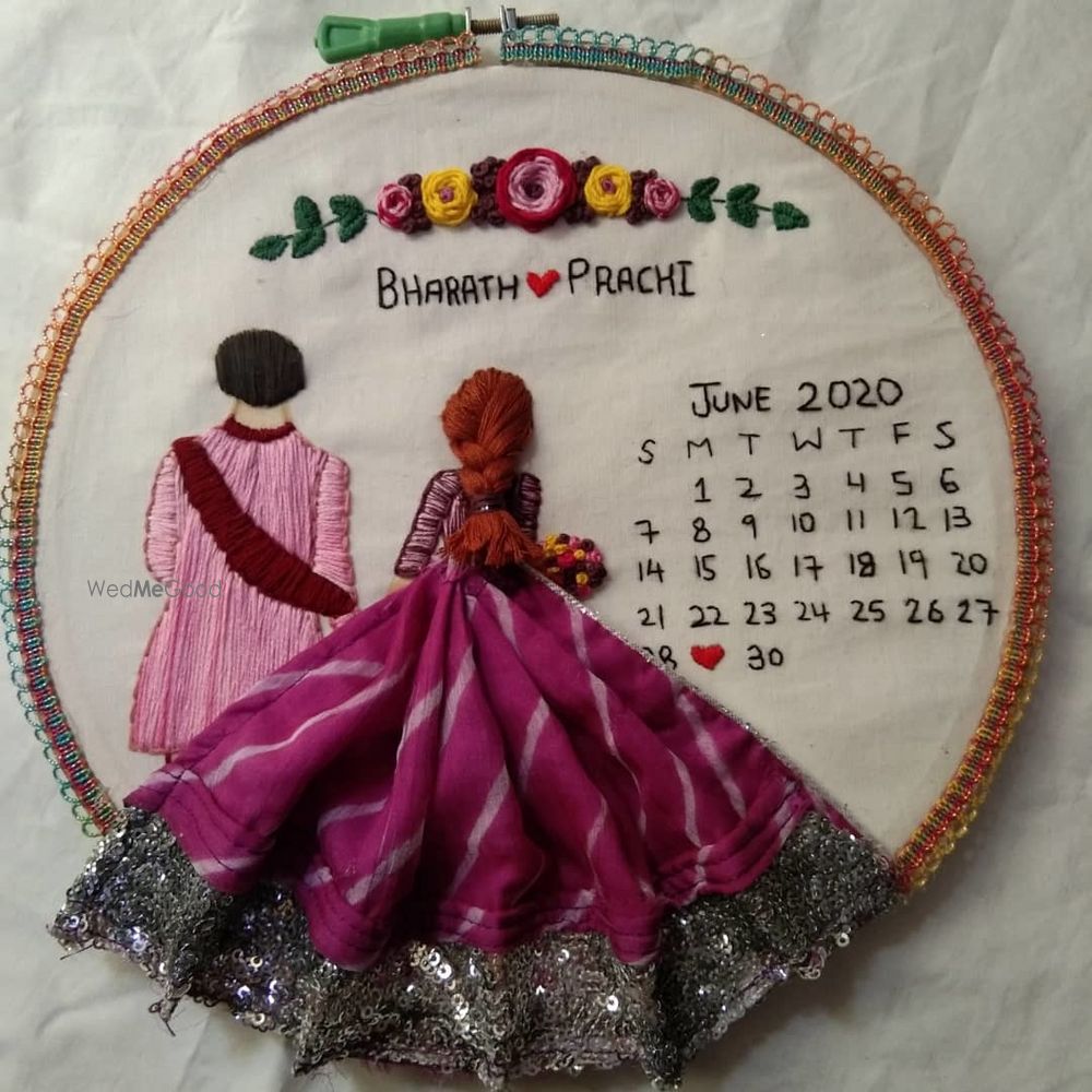 Photo From Embroidery hoop art frame - By Akhand by Disha