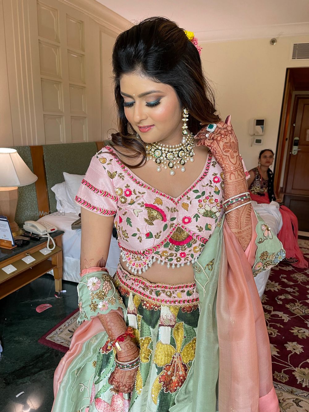 Photo From Ayushi Jain's destination Mehendi - By Make up by Shriya Pardal