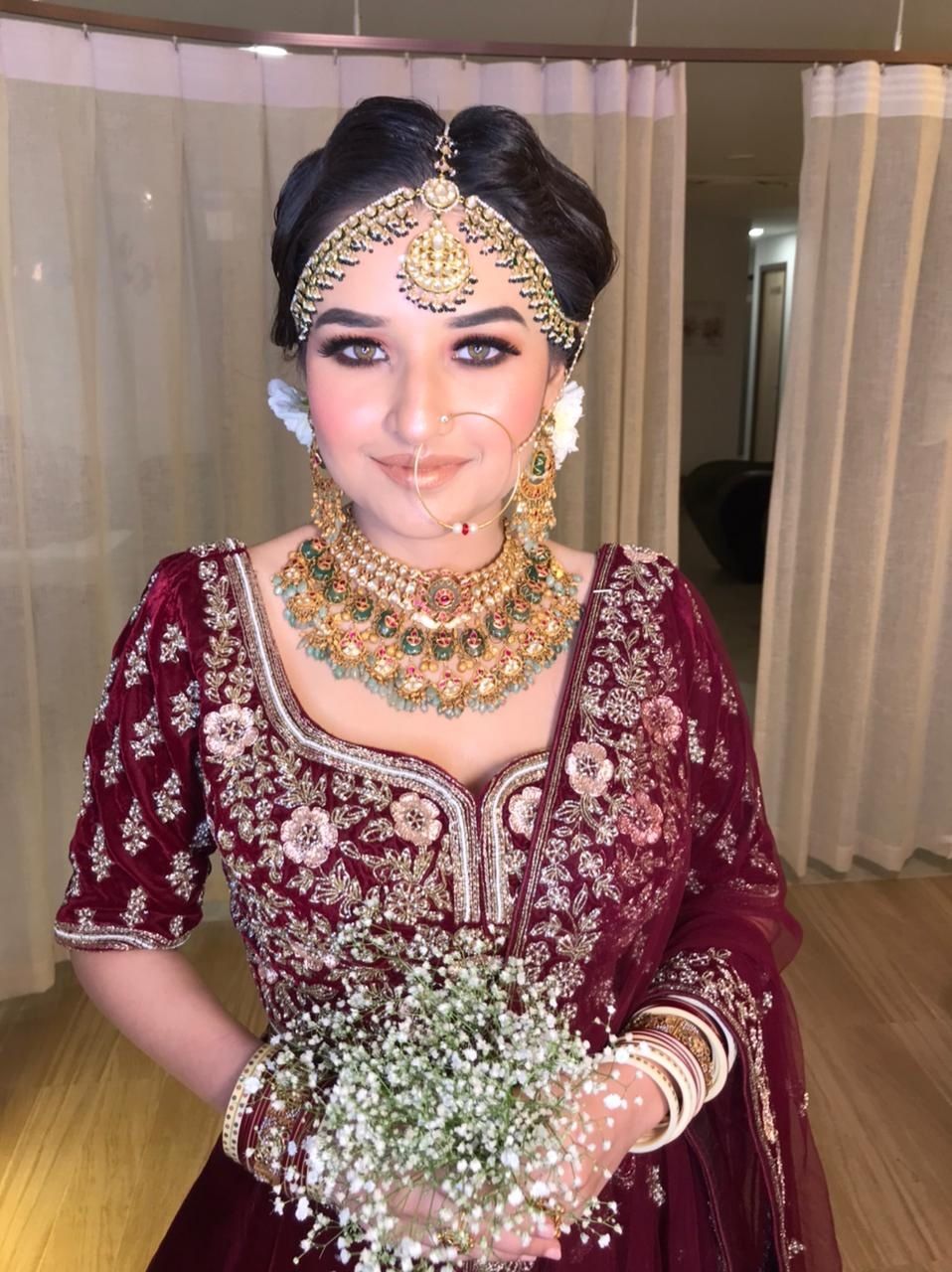 Photo From Awadhi Regal bride - By The Top Knot Salon
