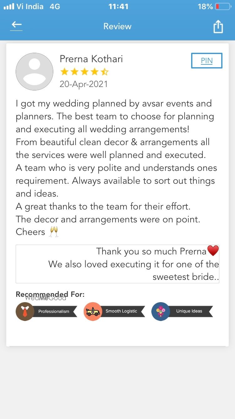 Photo From Reviews - By Avsar Events & Planners