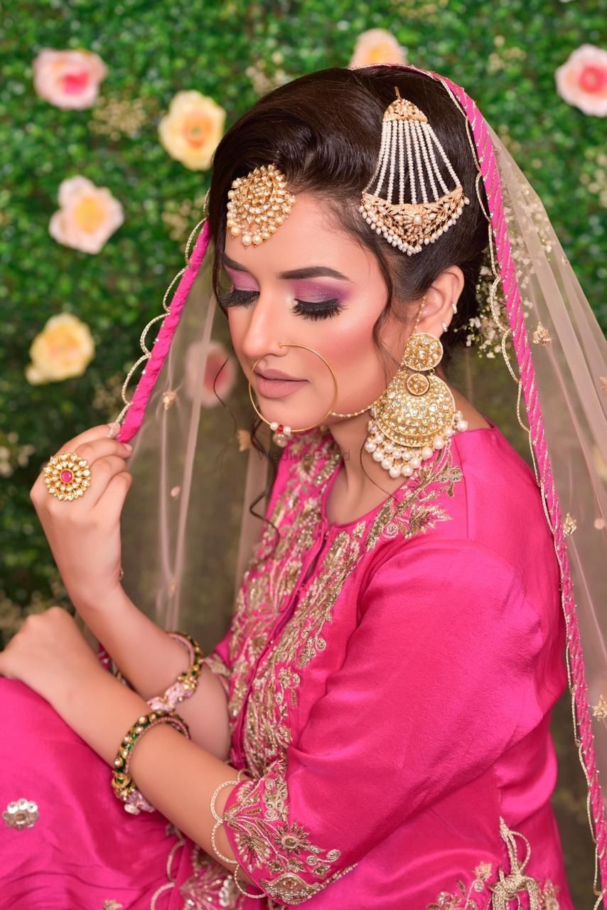 Photo From Awadhi Bride - By The Top Knot Salon
