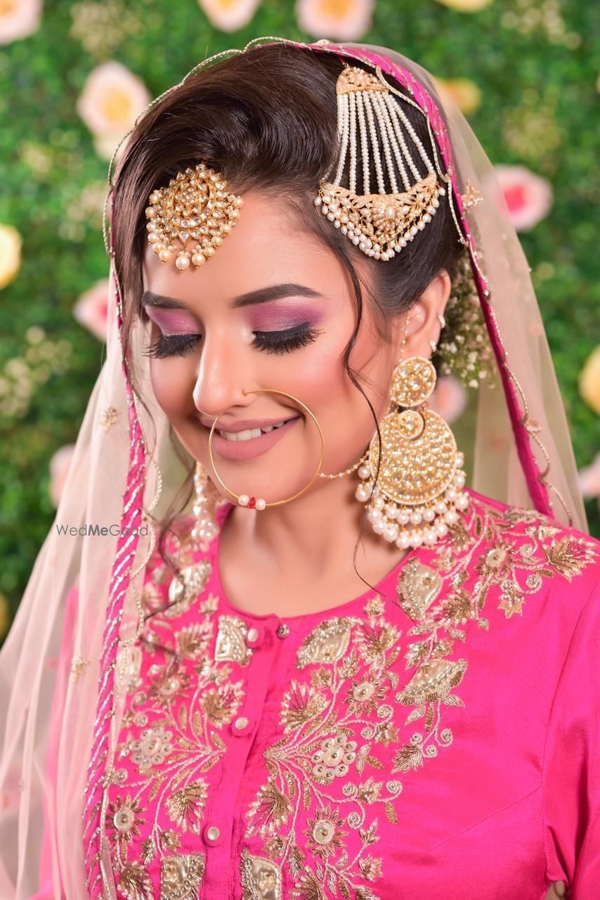 Photo From Awadhi Bride - By The Top Knot Salon