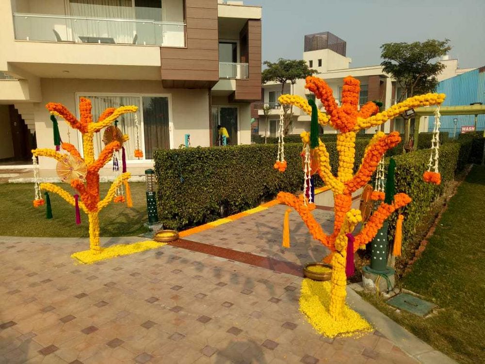 Photo From haldi&mehandi decoration - By Illusion Events & Wedding Planner