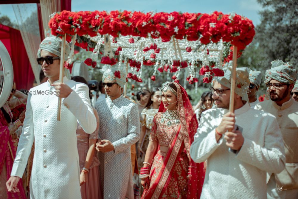 Photo From Big fat wedding @ Taj Faluknama Palace - By Vintage Studios