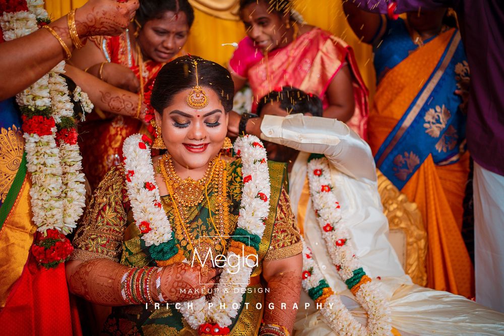 Photo From Tamil wedding & Reception - By Megla Makeup and Design