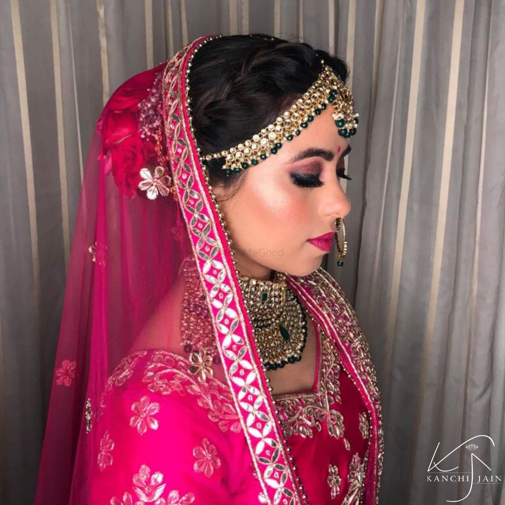 Photo From bride pooja - By Kanchi Jain_Makeup Artist