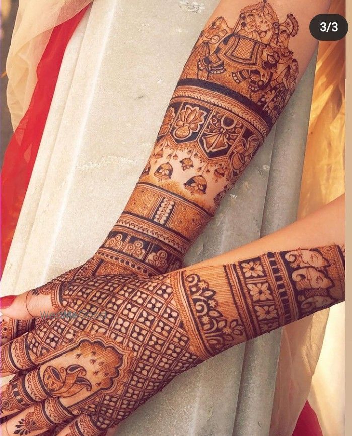 Photo From 3d bridal mehandi - By Lalit Mehandi Artists