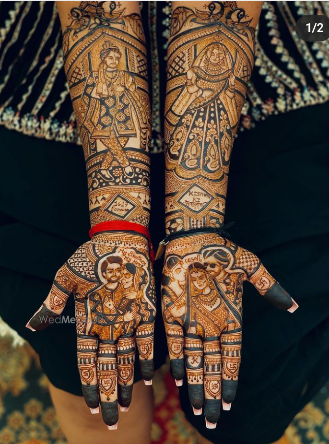 Photo From 3d bridal mehandi - By Lalit Mehandi Artists