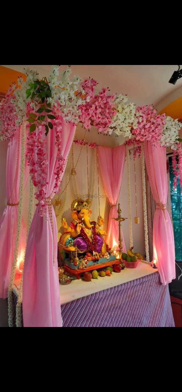 Photo From Ganpati Home decoration - By Mahadev Decoration