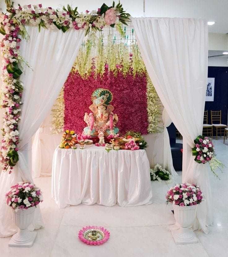 Photo From Ganpati Home decoration - By Mahadev Decoration