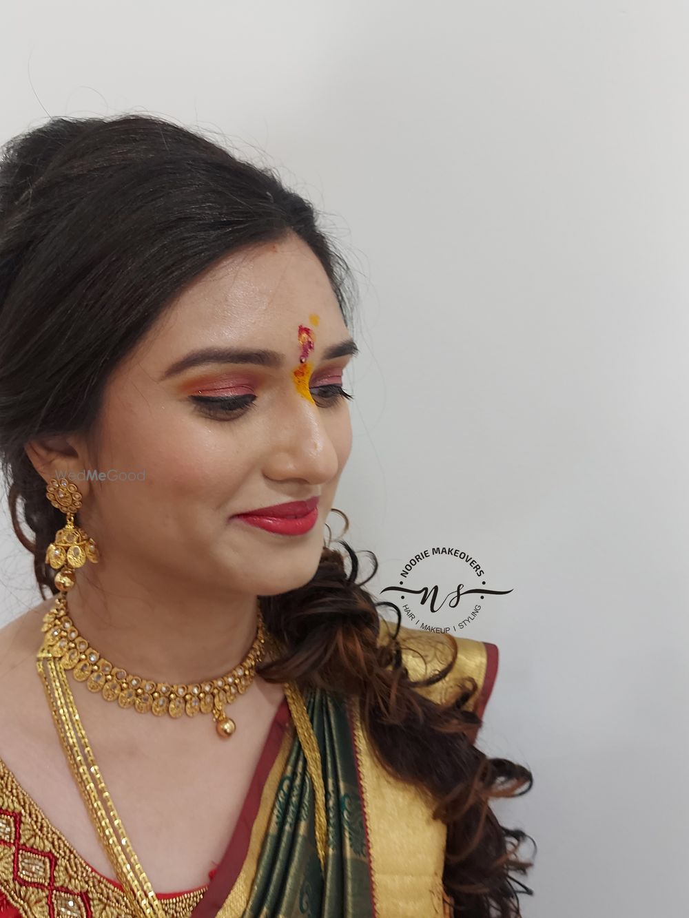 Photo From Haldi and Pooja ceremony - By Noorie Makeovers