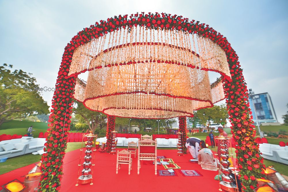 Photo of Beautiful Mandap decor