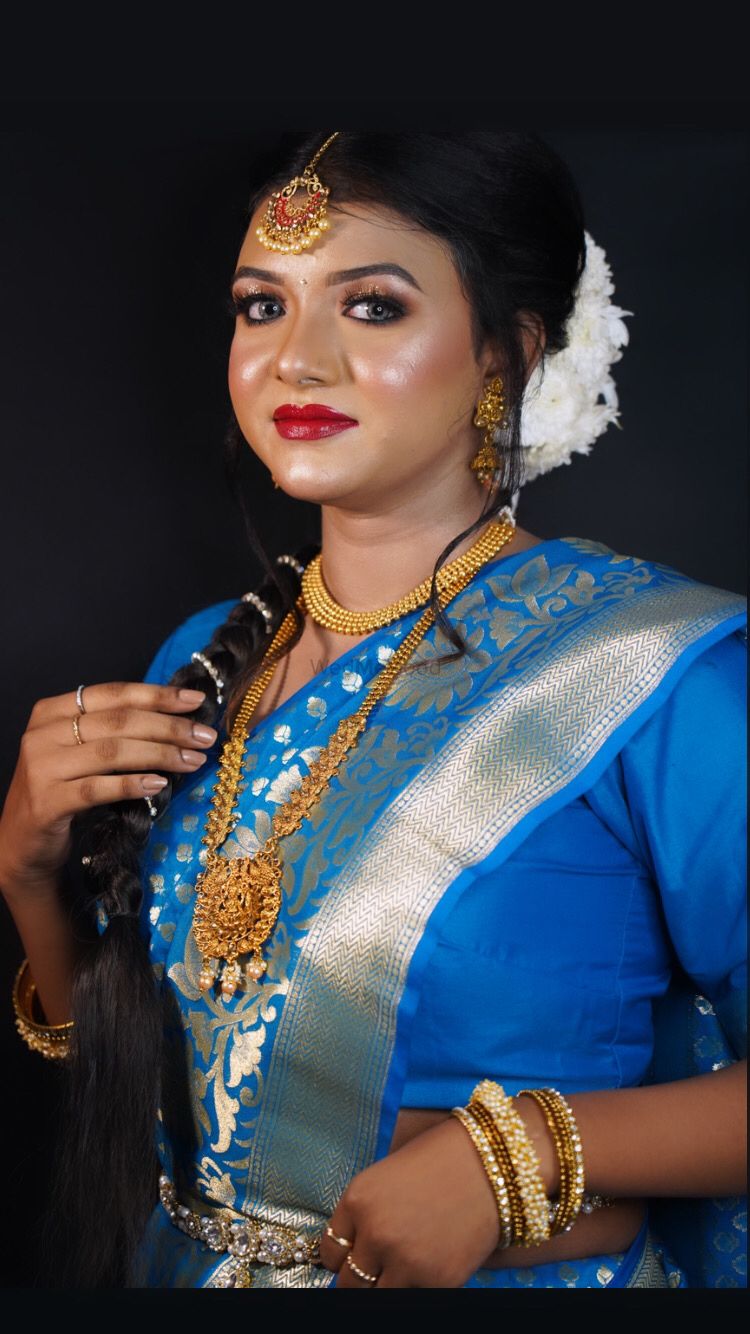 Photo From Sizzling South Indian Bride Nirdeshika ?‍♀️ - By DDG Makeovers