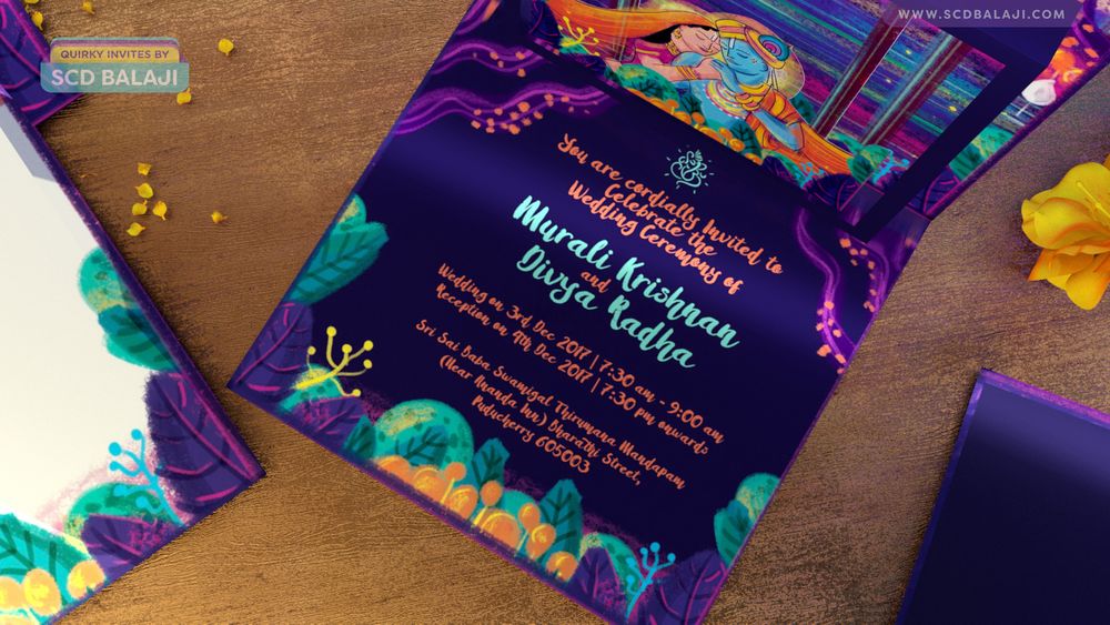 Photo From Radha Krishna - Indian Wedding Invitations - By Quirky Invitations