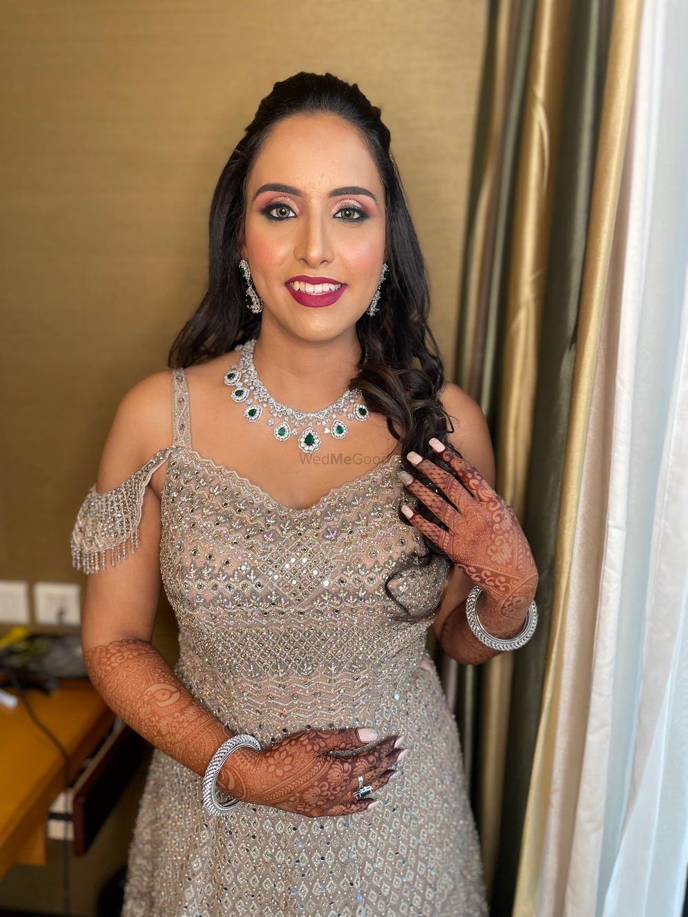 Photo From Ravisha engagement look - By Sneha SK Makeovers