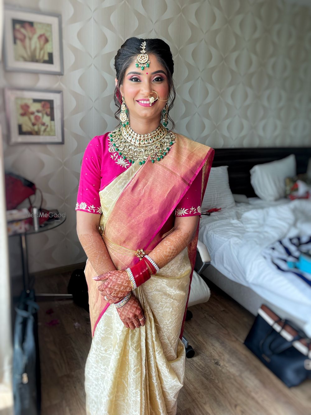 Photo From Madhavie wedding - By Sneha SK Makeovers