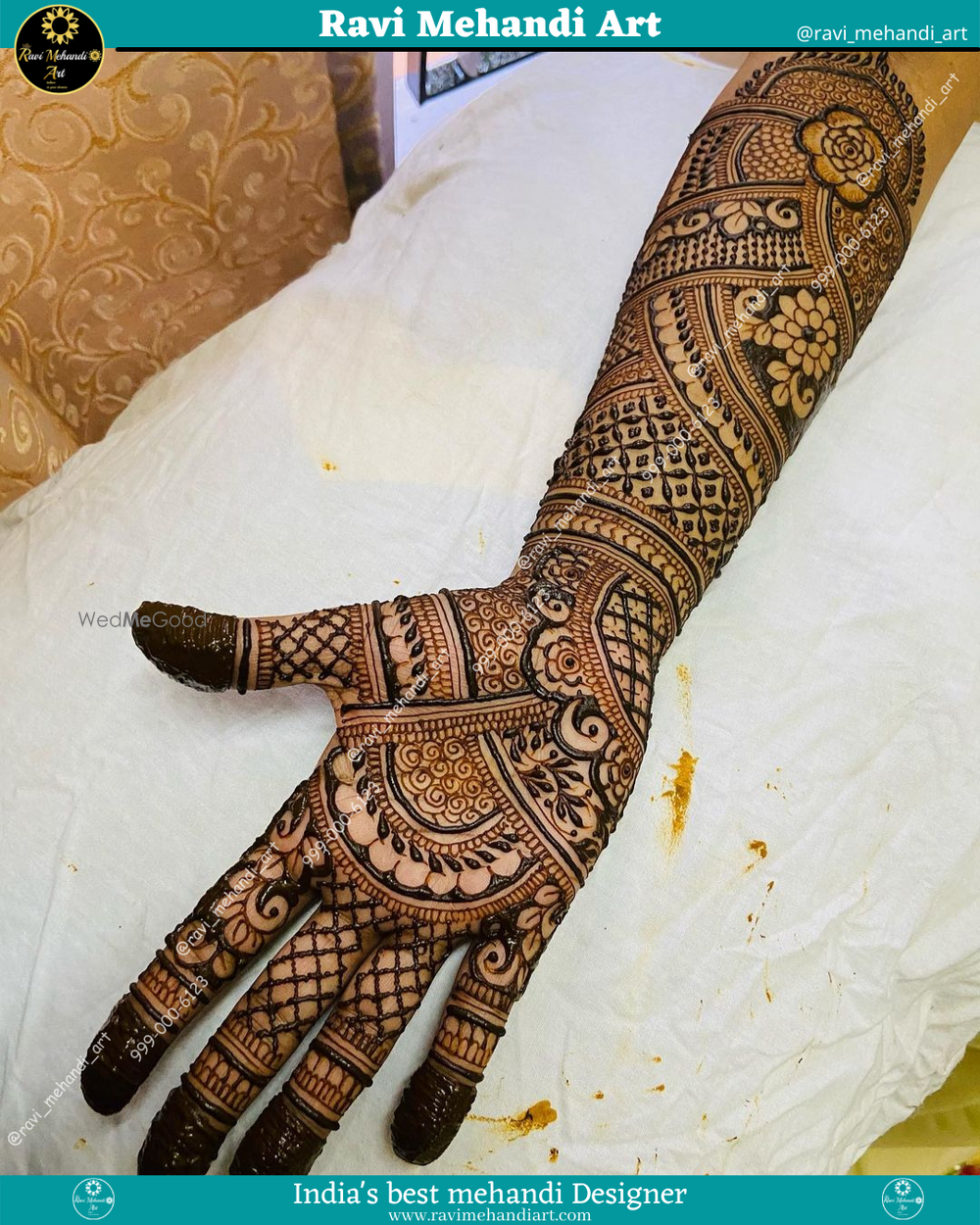 Photo From Bombay Stylish Mehandi Design - By Ravi Mehandi Art