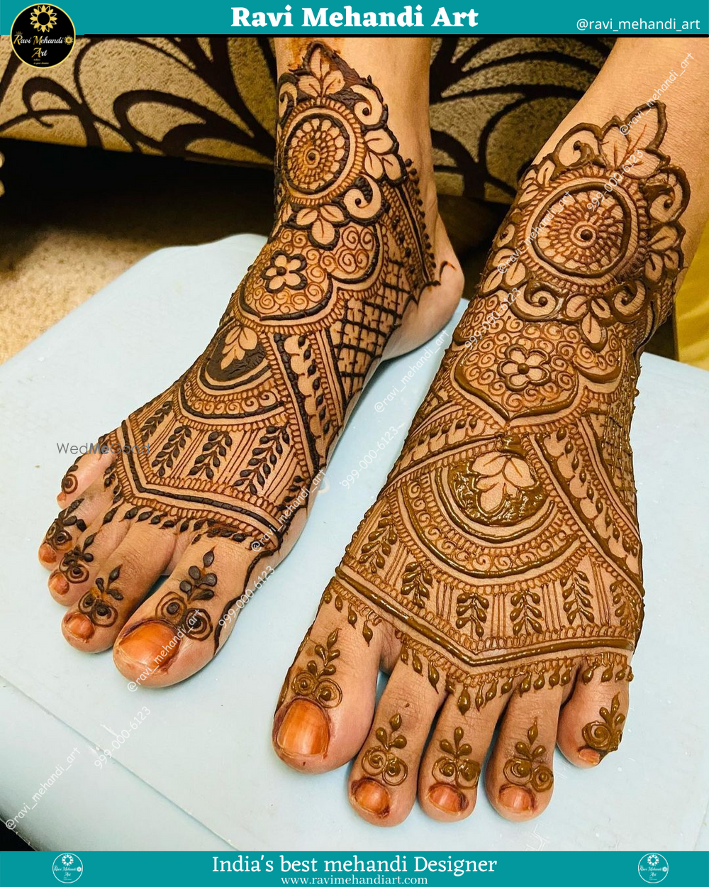 Photo From Bombay Stylish Mehandi Design - By Ravi Mehandi Art