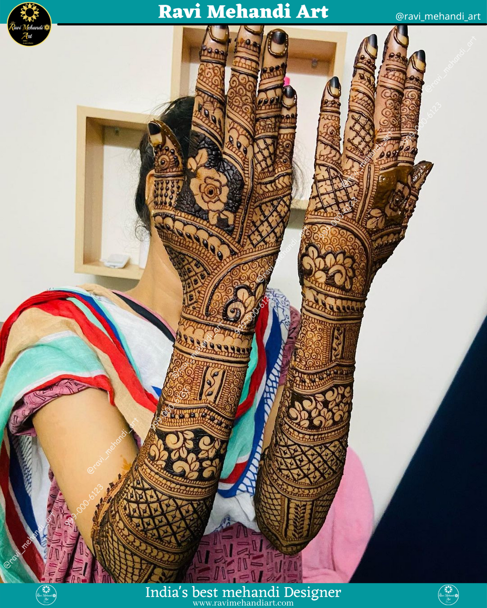 Photo From Bombay Stylish Mehandi Design - By Ravi Mehandi Art