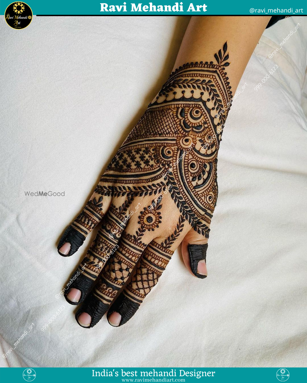 Photo From Bombay Stylish Mehandi Design - By Ravi Mehandi Art