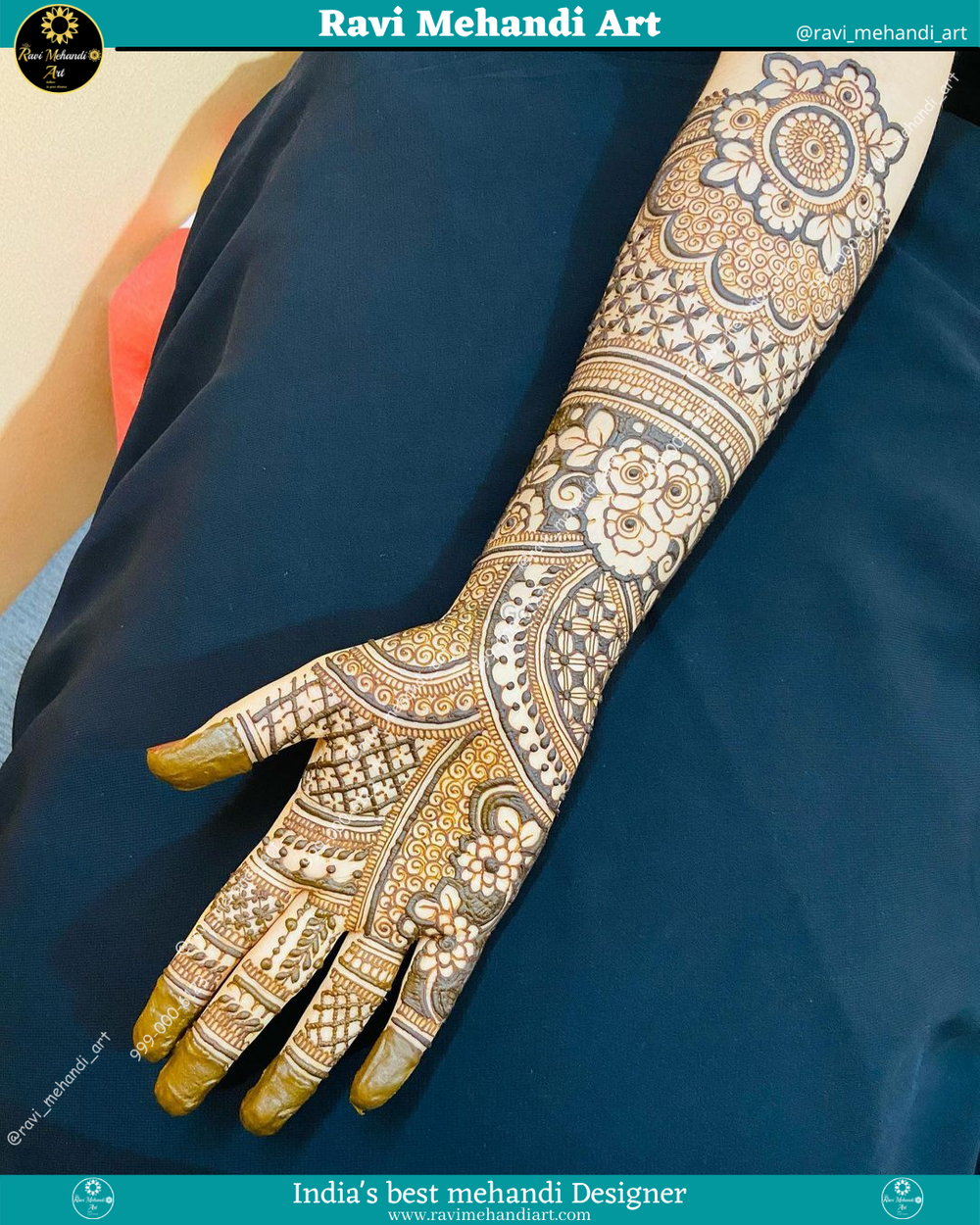 Photo From Bombay Stylish Mehandi Design - By Ravi Mehandi Art